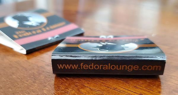 The Fedora Lounge Matchbook